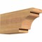 Ekena Millwork Mediterranean Smooth Rafter Tail, Western Red Cedar, 3 1/2"W x 6"H x 12"L RFT04X06X12MED00SWR - alternate 1